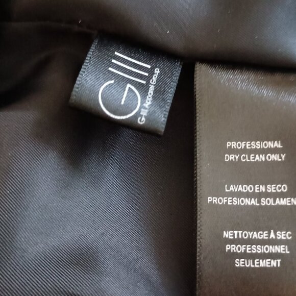 Kenneth Cole Asymmetrical Wool Blend Black Double Breasted Pea Coat Womens Small - Picture 10 of 16